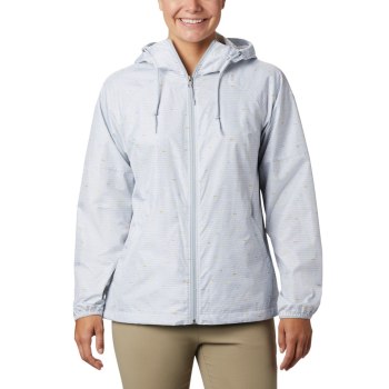 Columbia Jas Dames, Side Hill Printed Windbreaker Grijs, 41ZPLJMOR